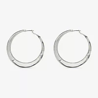 Worthington Silver Tone Hoop Earrings