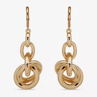 Worthington Gold Tone Drop Earrings