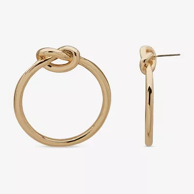 Worthington Gold Tone Hoop Earrings