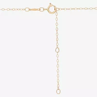 Womens 10K Gold Cross Pendant Necklace