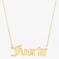 Womens 10K Gold Pendant Necklace