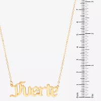 Womens 10K Gold Pendant Necklace