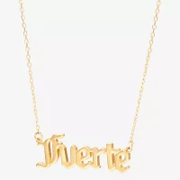 Womens 10K Gold Pendant Necklace