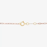 St. Christopher 14K Gold Cross Charm Bracelet