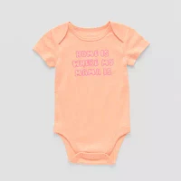 Okie Dokie Baby Girls Short Sleeve Bodysuit