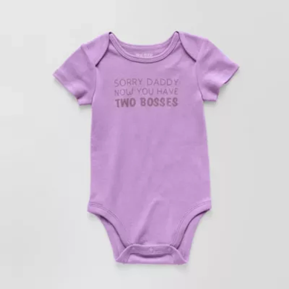 Okie Dokie Baby Girls Short Sleeve Bodysuit