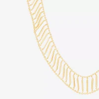 Womens 18 Inch 10K Gold Link Necklace