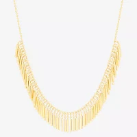 Womens 10K Gold Collar Necklace