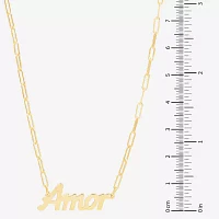 Womens 14K Gold Pendant Necklace