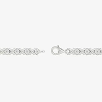 1/10 CT. T.W. Natural White Diamond Sterling Silver 7.5 Inch Tennis Bracelet