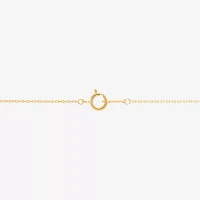 14K Gold 18 Inch Solid Cable Chain Necklace