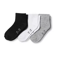 Okie Dokie Toddler Boys 6 Pair Quarter Ankle Socks