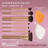 Real Techniques Wrapped In Glow Brush + Sponge Set ($53 Value)