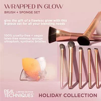 Real Techniques Wrapped In Glow Brush + Sponge Set ($53 Value)