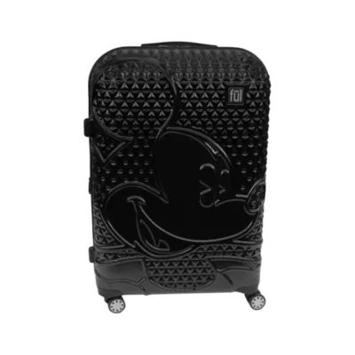 ful Disney Mickey Mouse Textured 25" Hardside Lightweight Luggage