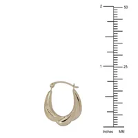 10K Gold 15mm Hoop Earrings