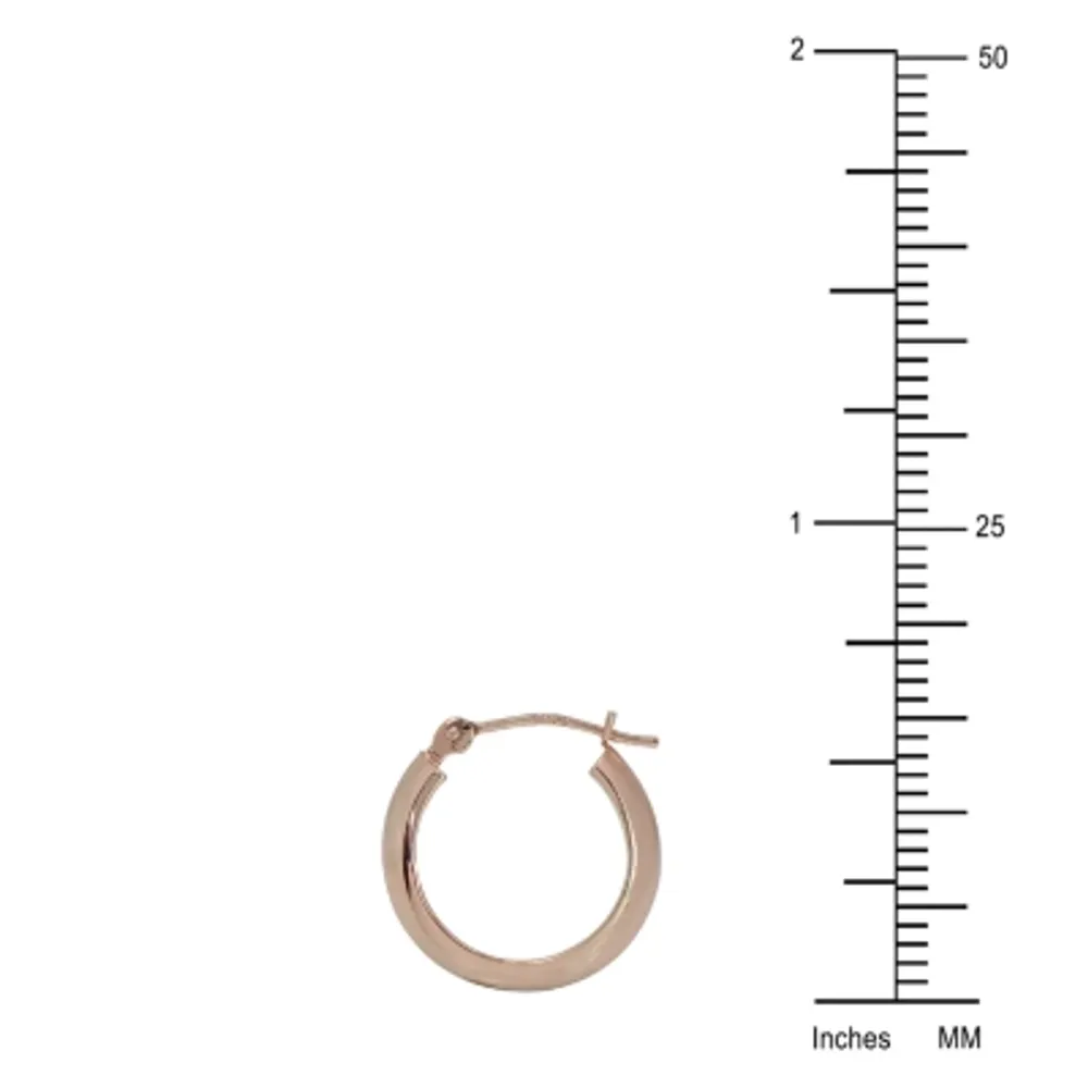 10K Gold 15mm Hoop Earrings