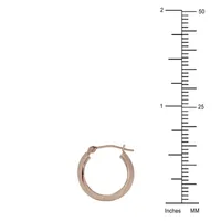 10K Gold 15mm Hoop Earrings