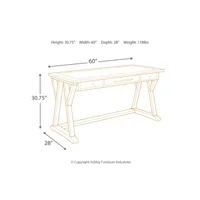 Signature Design by Ashley® Luxenford Home Office Large Leg Desk