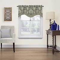 Waverly Clifton Hall Rod-Pocket Scalloped Valance