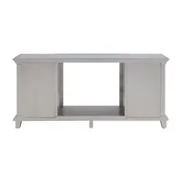 Shaman Media Console Mirrored Fireplace