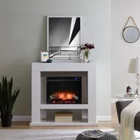 Eldines Stainless Steel Fireplace