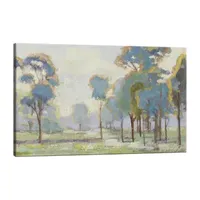 Lumaprints Blue Trees In Landscape Giclee Canvas Art