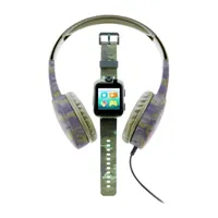 Itouch Playzoom Unisex Green Smart Watch with Headphones Set 9196wh-51-X53
