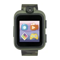 Itouch Playzoom Unisex Green Smart Watch with Headphones Set 9196wh-51-X53