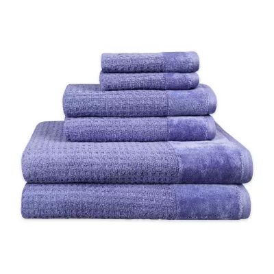American Dawn Spa Check 6-pc. Bath Towel Set