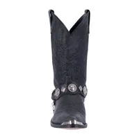 Dingo Mens Suiter Block Heel Cowboy Boots Wide Width