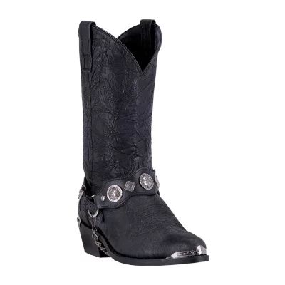 Dingo Mens Suiter Block Heel Cowboy Boots Wide Width