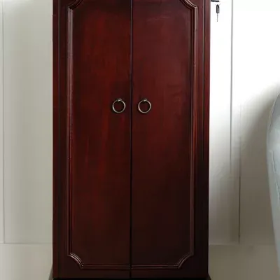 Hives And Honey Cabby Lockable Cherry Jewelry Armoire