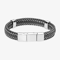 Mens Stainless Steel Wrap Bracelet