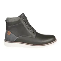 Vance Co Mens Evans Flat Heel Lace-Up Boots