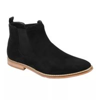 Vance Co Mens Marshall Block Heel Chelsea Boots