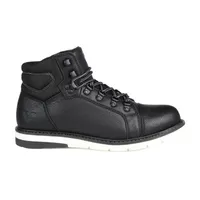 Territory Mens Atlas Block Heel Lace-Up Boots