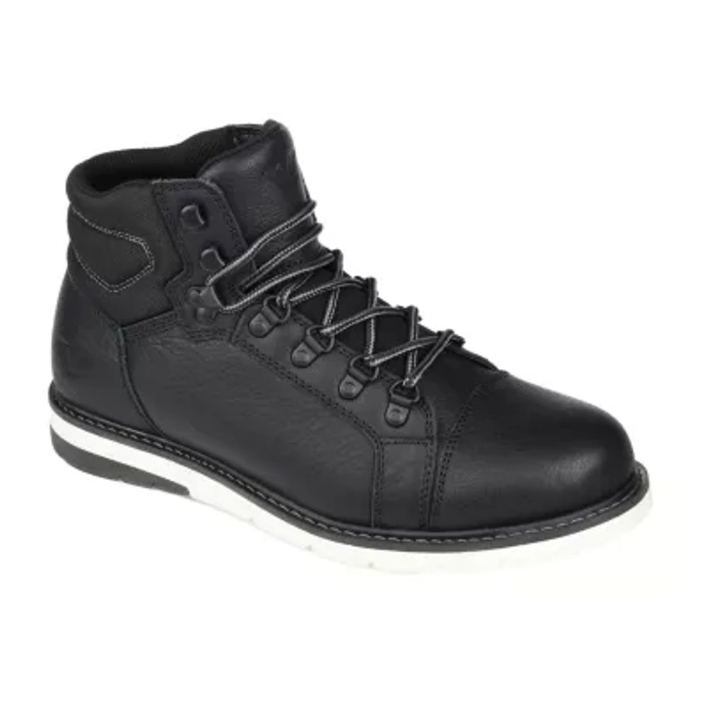 Territory Mens Atlas Block Heel Lace-Up Boots