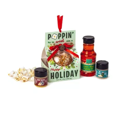 Wabash Valley Farms Poppin By To Wish You A Happy Holidays 4-pc. Popcorn