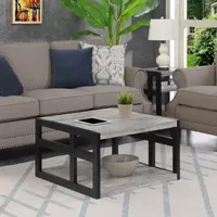 Monterey Square Coffee Table with Shelf