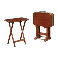 Lacarpe 4-pc. TV Tray Table with Stand