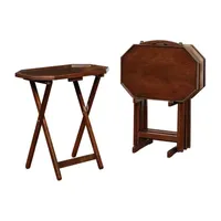 Myrick 4-pc. TV Tray Table with Stand