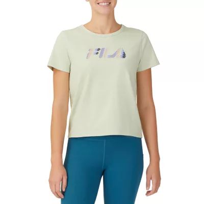 FILA Womens Crew Neck Short Sleeve T-Shirt