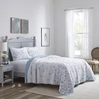 Laura Ashley Flora Reversible Quilt Set