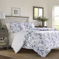 Laura Ashley Chloe Midweight Reversible Comforter Set