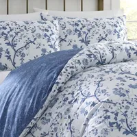 Laura Ashley Elise Floral Reversible Duvet Cover Set