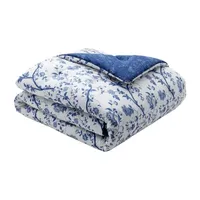 Laura Ashley Elise Floral Reversible Duvet Cover Set