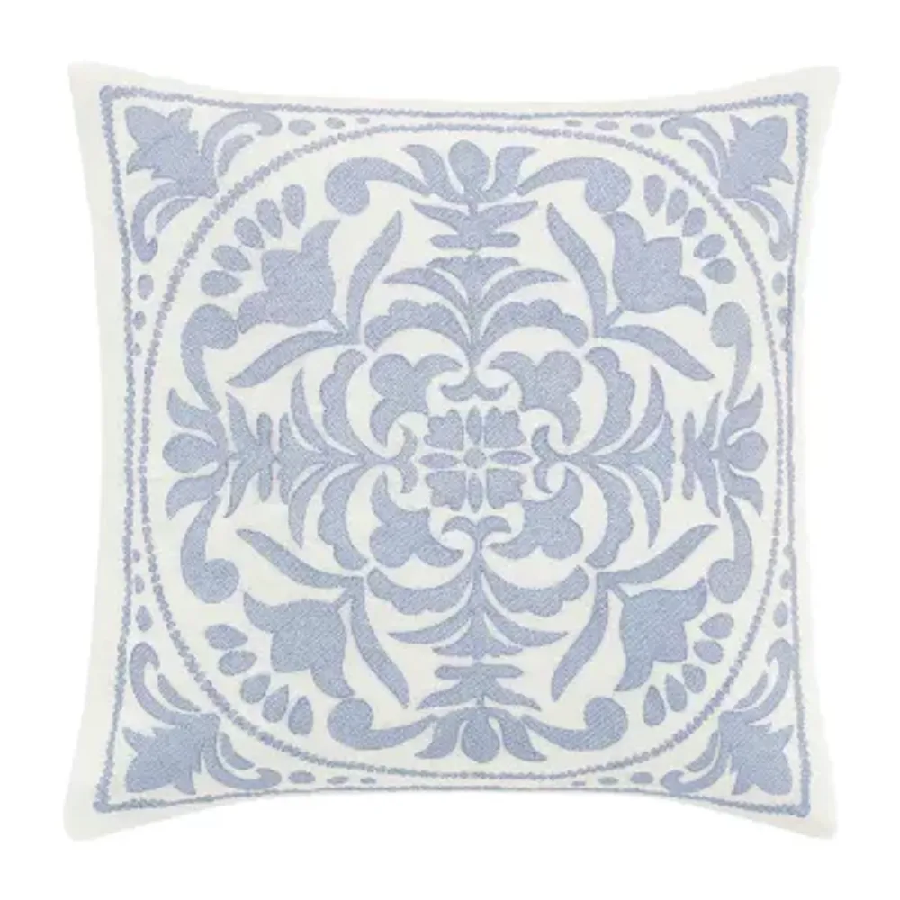 Laura Ashley Mila 18x18 Square Throw Pillow