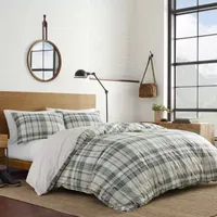 Eddie Bauer Timbers Plaid Midweight Reversible Comforter Set