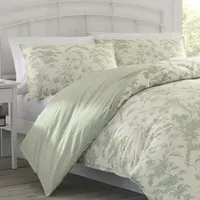 Laura Ashley Natalie Floral Reversible Duvet Cover Set